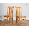 Cambridge 80cm Oak Table 2 Churchill Oak Seat Chair Set - SPRING SALE - 7