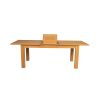 Caravella 230cm Extending Oak Table 8 Lichfield Brown Leather Oak Chair Set - 10