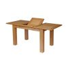 Caravella 170cm Extending Oak Table 6 Lichfield Brown Leather Oak Chair Set - 6