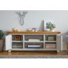 Cheshire Grey Painted 125cm Large Assembled TV Unit with Doors & Shelves - SPRING SALE - 4