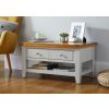 Cheshire Grey Painted Coffee Table with Drawer & Shelf - 10% OFF SPRING SALE - 2