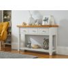 Cheshire Grey Painted 3 Drawer Large Assembled Console Table - SPRING SALE - 2