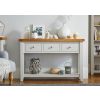 Cheshire Grey Painted 3 Drawer Large Assembled Console Table - SPRING SALE - 3