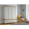 Cheshire Grey Painted Triple Wardrobe with Drawers - 10% OFF SPRING SALE - 2