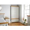 Cheshire Grey Painted Double Wardrobe with Drawer - 10% OFF SPRING SALE - 5