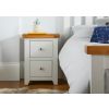 Cheshire Grey Painted Bedside Table 2 Drawers - 10% OFF CODE SAVE - 4