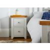 Cheshire Grey Painted Bedside Table 2 Drawers - 10% OFF SPRING SALE - 4