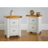 Cheshire Grey Painted Bedside Table 2 Drawers - 10% OFF CODE SAVE - 3