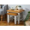 Cheshire Grey Painted Nest of Two Tables - 10% OFF SPRING SALE - 2