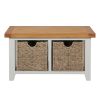 Cheshire Grey Painted Hallway Shoe Bench with 2 Baskets - 10% OFF SPRING SALE - 6