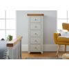 Cheshire Grey Painted 5 Drawer Tallboy Chest of Drawers - SPRING SALE - 4