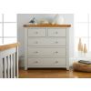 Cheshire Grey Painted 2 Over 3 Chest of Drawers - SPRING SALE - 4