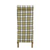 Chesterfield Check Green Herringbone Fabric Dining Chair with Oak Legs - SPRING SALE - 4
