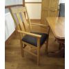 Churchill Brown Leather Oak Carver Dining Chair - SPRING SALE - 3