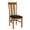 Churchill Black Leather Oak Dining Chair - 30% OFF SPRING SALE - 4