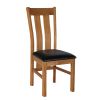 Churchill Black Leather Assembled Oak Dining Chair - 10% OFF SPRING SALE - 4
