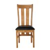 Churchill Black Leather Assembled Oak Dining Chair - 10% OFF SPRING SALE - 5