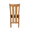 Churchill Black Leather Oak Dining Chair - 30% OFF SPRING SALE - 21