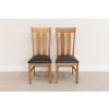 Churchill Black Leather Assembled Oak Dining Chair - 10% OFF SPRING SALE - 17