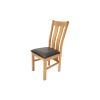 Churchill Black Leather Assembled Oak Dining Chair - 10% OFF SPRING SALE - 19