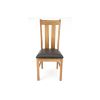 Churchill Black Leather Oak Dining Chair - 30% OFF SPRING SALE - 20