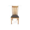 Churchill Black Leather Assembled Oak Dining Chair - 10% OFF SPRING SALE - 20