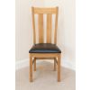 Churchill Black Leather Oak Dining Chair - 30% OFF SPRING SALE - 9