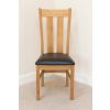 Churchill Black Leather Assembled Oak Dining Chair - 10% OFF SPRING SALE - 9