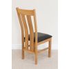 Churchill Black Leather Assembled Oak Dining Chair - 10% OFF SPRING SALE - 10