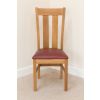Churchill Solid Red Leather Oak Dining Room Chair - 10% OFF WINTER SALE - 9