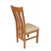 Churchill Solid Oak Cream Leather Chair - 30% OFF SPRING SALE - 7