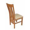 Churchill Solid Oak Cream Leather Assembled Dining Chair - 10% OFF SPRING SALE - 7