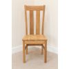 Churchill Solid Oak Dining Chair Timber Seat - 10% OFF SPRING SALE - 6