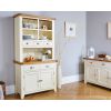 Country Cottage Cream Painted 100cm Buffet and Hutch Dresser Display Unit - SPRING SALE - 2