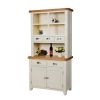 Country Cottage Cream Painted 100cm Buffet and Hutch Dresser Display Unit - SPRING SALE - 4