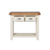 Country Cottage Cream Painted 2 Drawer Console Table with Drawers - SPRING SALE - 9