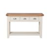 Country Cottage Cream Painted 3 Drawer Assembled Console Table - SPRING SALE - 4