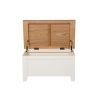 Country Cottage Cream Painted Oak Blanket Box - 10% OFF WINTER SALE - 8