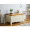 Country Cottage Cream Painted Oak Blanket Box - SPRING SALE - 3