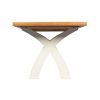 Country Oak 140cm Cream Painted Cross Leg Dining Table - 10% OFF WINTER SALE - 7