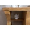 Country Oak 150cm Cross Leg Assembled Oak Sideboard - SPRING SALE - 16