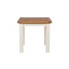 Country Oak 80cm Cream Painted Square Oak Dining Table / Desk - 20% OFF WINTER SALE - 6