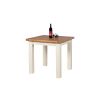 Country Oak 80cm Cream Painted Square Oak Dining Table / Desk - 20% OFF WINTER SALE - 4