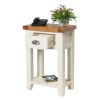 Country Cottage Cream Painted Oak Telephone Table - SPRING SALE - 10