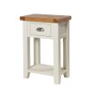 Country Cottage Cream Painted Oak Telephone Table - SPRING SALE - 8