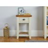Country Cottage Cream Painted Oak Telephone Table - SPRING SALE - 3