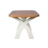 140cm Cream Painted Country Oak Dining Table Oval Corners - 20% OFF SPRING SALE - 6