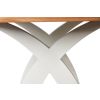 140cm Cream Painted Country Oak Dining Table Oval Corners - 20% OFF SPRING SALE - 8