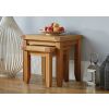 Country Oak Nest of Two Tables - SPRING SALE - 2