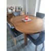 Country Oak 107cm to 145cm Round Extending Table - 10% OFF SPRING SALE - 2